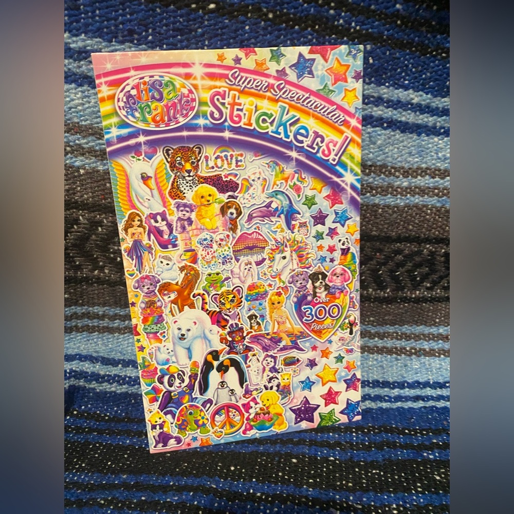 LISA FRANK Authentic Sticker Book